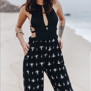 ZHEN nymph Blackbird Jumpsuit Size S